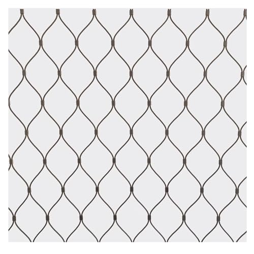 Flexible Cable De Malla De Acero Inoxidable Malla De Cable De Balaustrada,Malla Metálica Tejida Valla de Jardín Red de Protección,malla electrosoldada,vallas metalicas(H2.8xL8m/H9.18xL26.24ft)