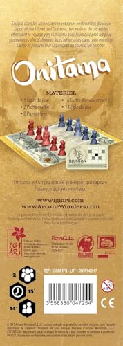 Onitama juego de mesa para 2 jugadores miniatura 3