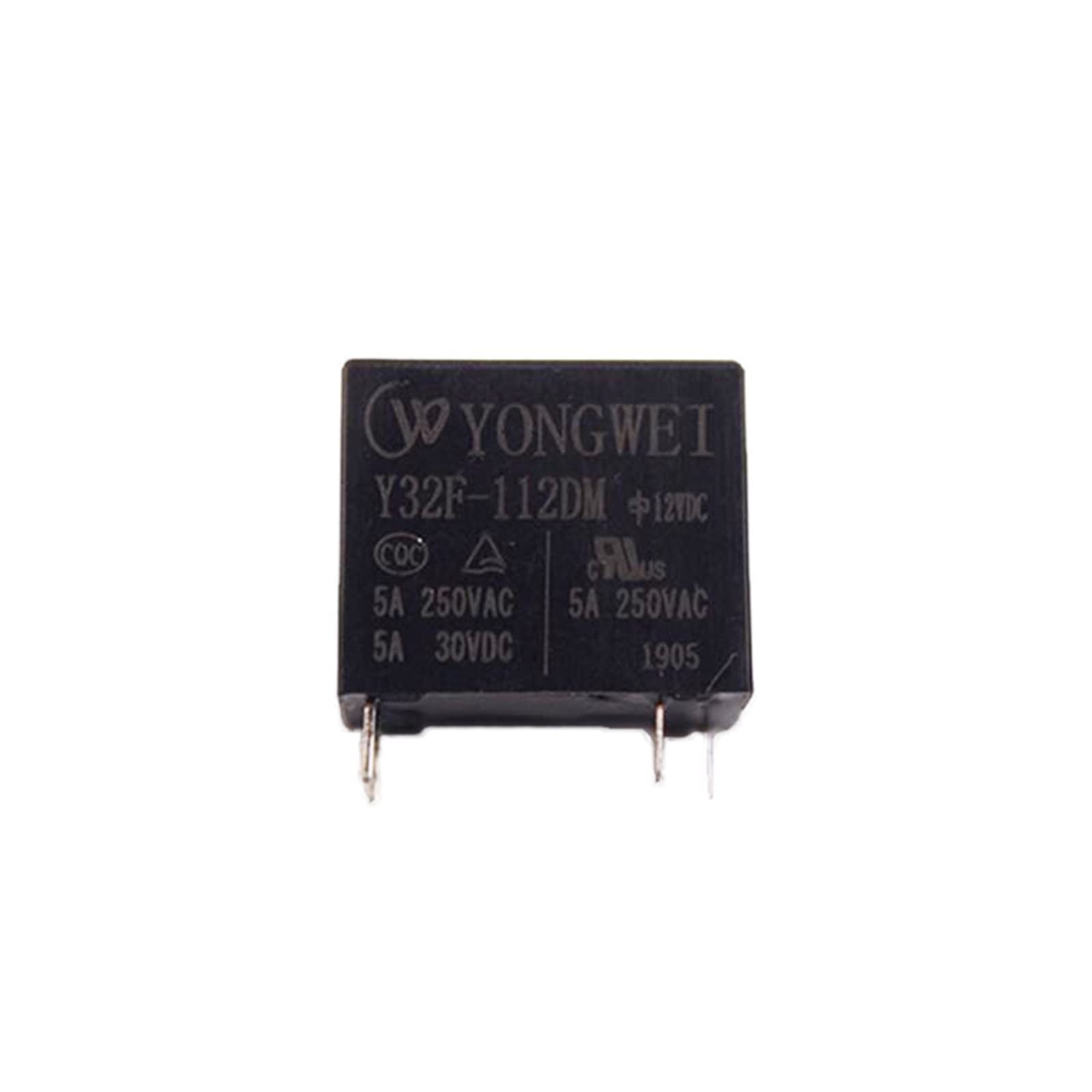 AQHYEBNSR HOT New 12V Relay Y32F-112DM Y32F 112DM Y32F112DM 12VDC DC12V 10A 4PIN