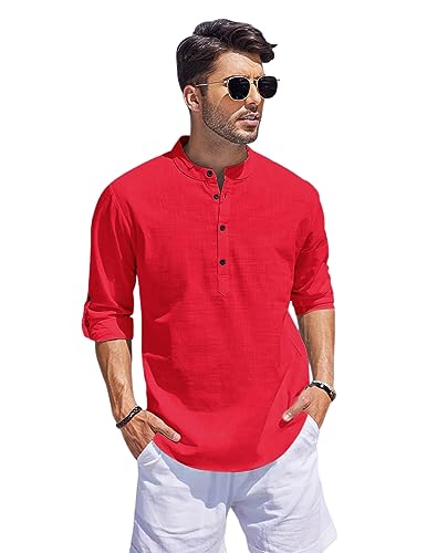 Image of Bellstone Kurta for Man | Men's Trendy Short Kurta | Shirt for Man | Men's Casual Shirts | Kurta Wedding for Men | Stylish Full Sleeve Shirts | Mandarin Collar Short Kurta for Men