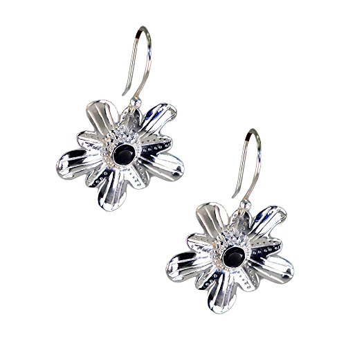 Boucles d'oreilles en onyx noir et argent 925, révélez votre force intérieure