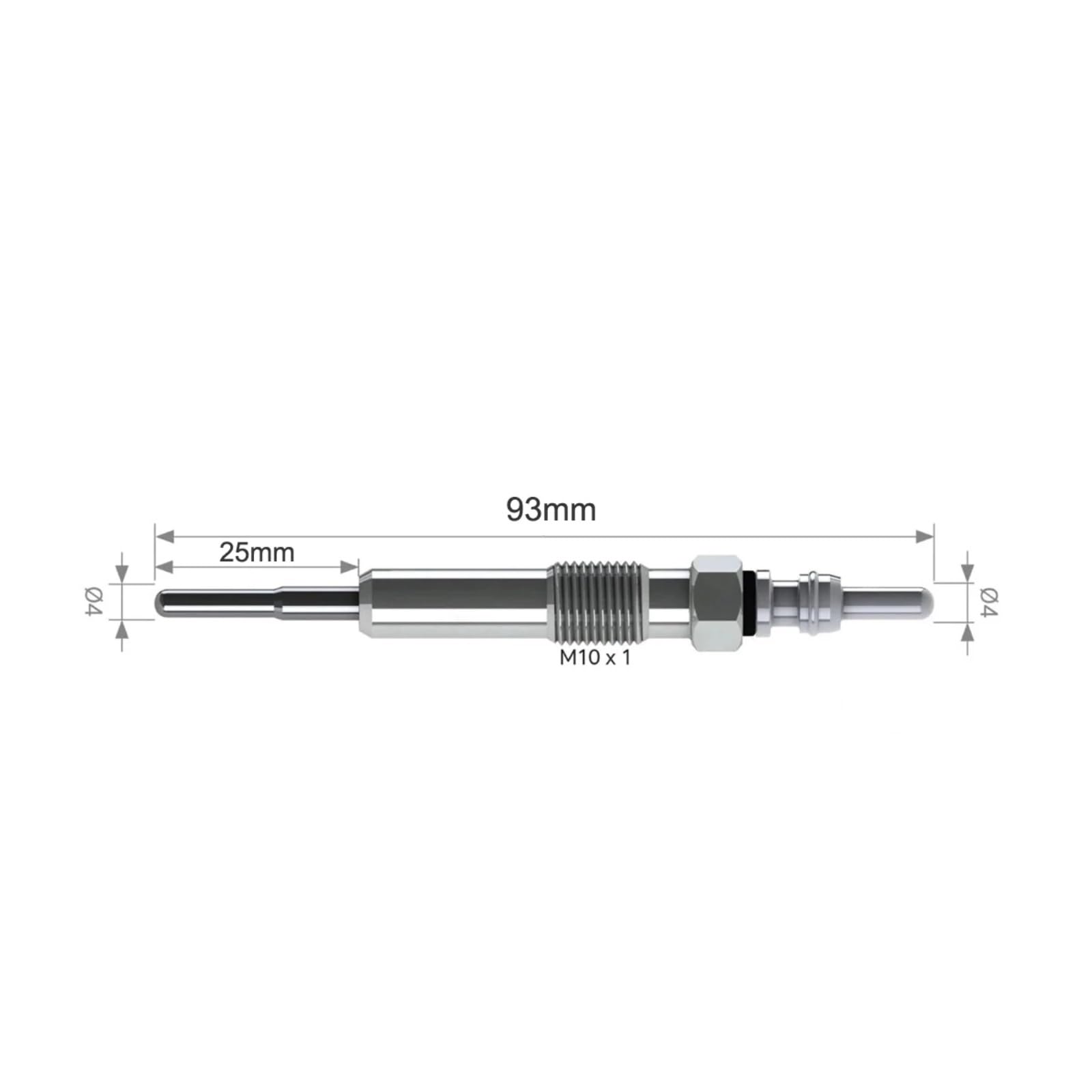Candelette Per Auto Motore Compatibile Con Suzuki Per SX4 1.9L DDiS 2006 2007 2008 2009 2010 Candelette Per Riscaldatore Diesel Avvio Rapido 18550-80KA0-000 0250403013