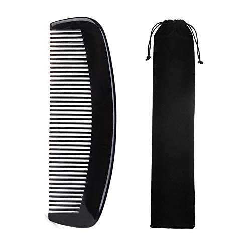 Exquisite Natural Ox Horn Hair Comb 100% Handmade Premium Quality Anti-Static Comb Without Handle (Type Standard Tooth) #TOP3