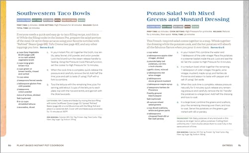 Plant-Based Instant Pot Cookbook: 80 Whole Food, Plant-Based Diet Recipes Made Quick and Easy