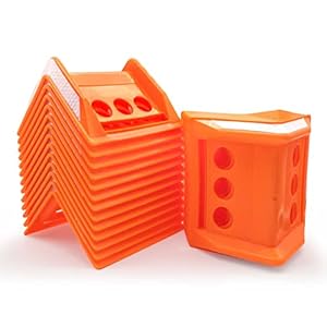 Saluinoki Flachbett Kantenschutz Orange 24 Stück