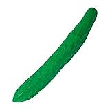 Funny Cucumber Vibrator with 10-Modes Vibration, Clitoralis Stimulator for Clit Nipple Anal Stimulation, Waterproof, Rechargeable Sex Toy Vibrators for Women