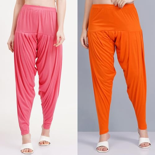 Image of Buy That Trendz Patiala Salwar for Women Relaxed Fit Viscose Patiyala Salwar Harem Bottom Pants