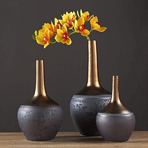 Vases en céramique de salle d'exposition pour décoration d'hôtel