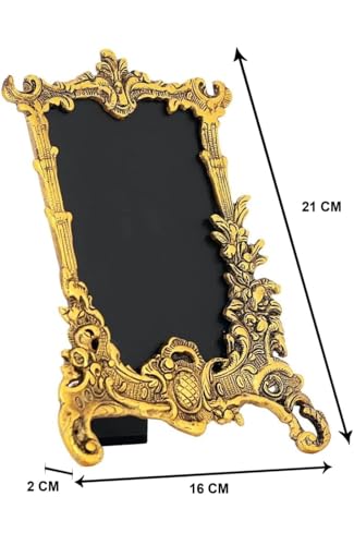 Image of LABHCART White Metal Photo Frame (22 x 1 x 16 cm, Silver, Wall Mount)