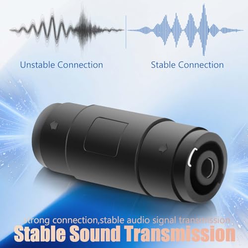 Adaptador de conector de audio MAD OWL NL4FX 4 piezas miniatura 4
