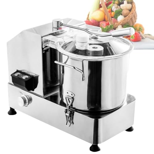 Picadora eléctrica de alimentos y molinillo de alimentos, procesador automático multifuncional de acero inoxidable para carne, verduras, frutas, frutos secos con velocidad ajustable