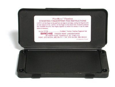 Sirchie PRINTMATIC Flawless Fingerprint Ink Pad of Size: 6 1/4