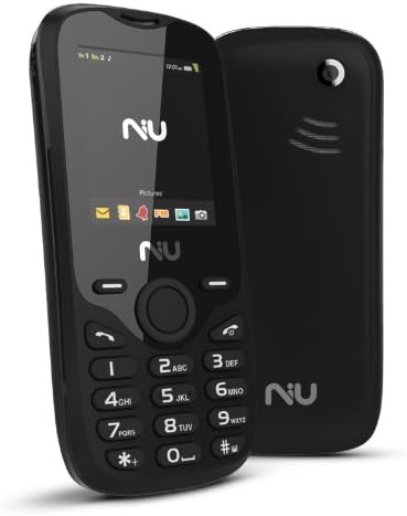 NIU GO 20 - Unlocked Brand New Dual SIM Feature Phone (Black)