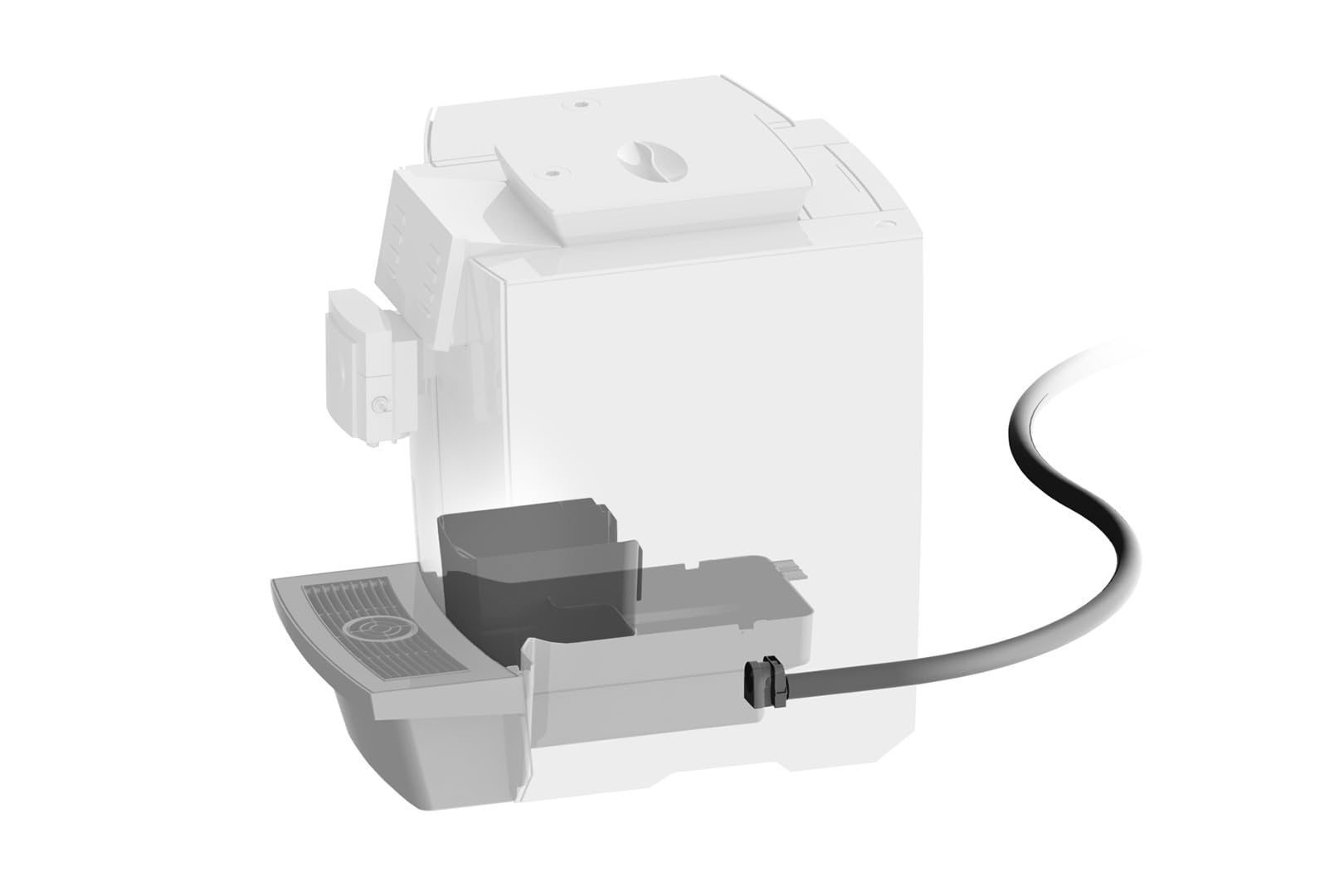 Jura 24047 Bac à café en plastique X10/X8/X6