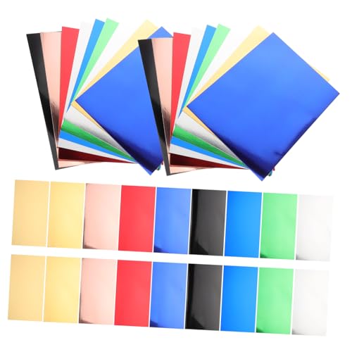 Papier cartonné miroir pour réussir vos décorations d'albums et masquages créatifs