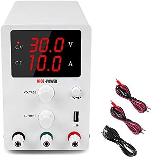 DC Power Supply Variable 3 Digital LED Display Adjustable Regulated Switching Power Supply