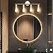 OYIPRO 4 Lights Gold Modern Bathroom Vanity Light Fixture Hallway Wall Sconce Over Mirror for Bathroom Makeup Dressing Table Bedroom Hallway Dining Room