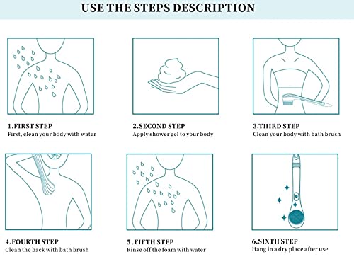 Escova de massagem elétrica para banho, escova de banho, escova de limpeza, escova de silicone recar