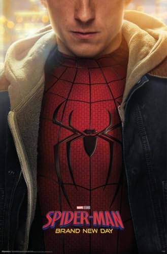 Trends International Marvel Spider-Man: Brand New Day (2026) - Peter One Sheet Wall Poster, 19L x 13W, Premium Unframed Version - 1
