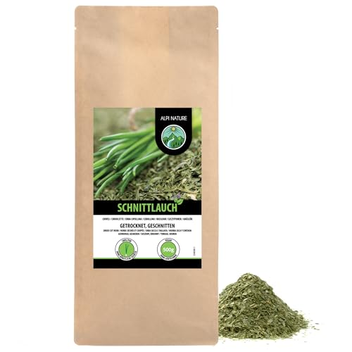 Alpi Nature Cebollino Seco 500g, Cebollino Picado, Especia para Cocinar y Preparar Salsas y Aderezos