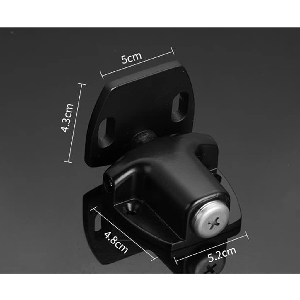 Magnetic Door Stop Tope De Puerta Con Succión for Suelo Baño, Negro Y Blanco(Schwarz)