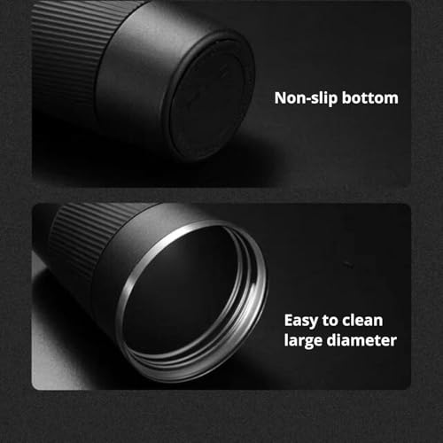 Image of Novo 500 ml Insulated Coffee Travel Mug, Double Walled Stainless Steel Tumbler, Insulated Cup with Leakproof Lid, Thermal Mug with Non-Slip Protective Cover