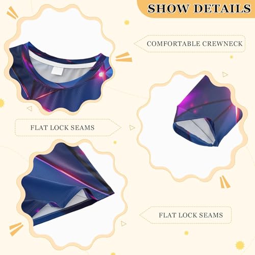 Abstract Geometric Pattern Boys Rash Guard Long Sleeve UPF 50+ Boys Swim Shirt Quick Dry Shirt for 3-12 Years3