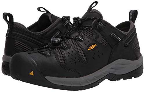 Keen Utility Men's Atlanta Cool 2 Low Steel Toe Work Shoe, Black/Dark Shadow, 11 Medium Us #TOP6