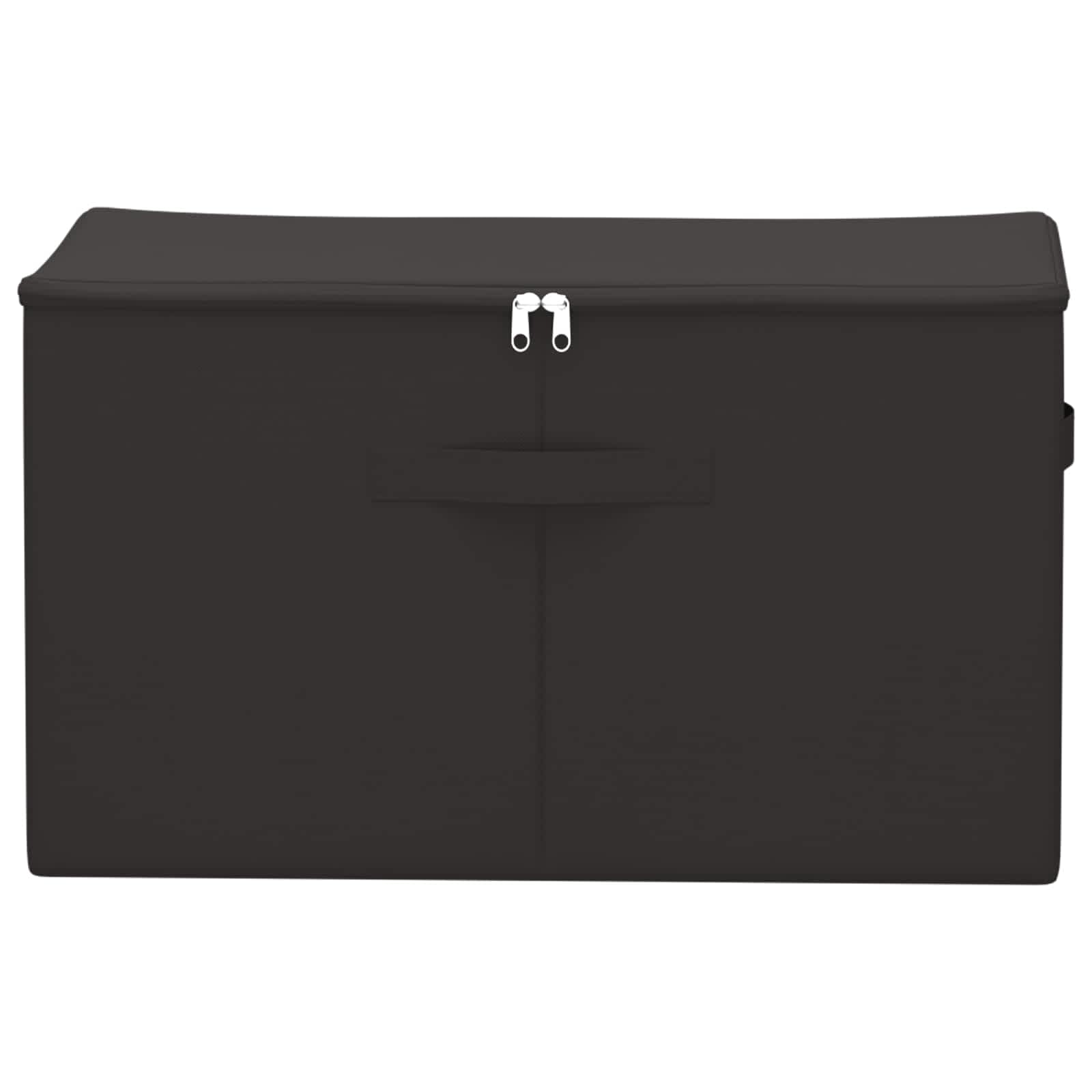 Hothingwell Scatola portaoggetti 61,6 L Tessuto Non tessuto 55 X 35 X 32 Cm | Due scomparti, pieghevole, manici pratici, multiuso per giocattoli e libri