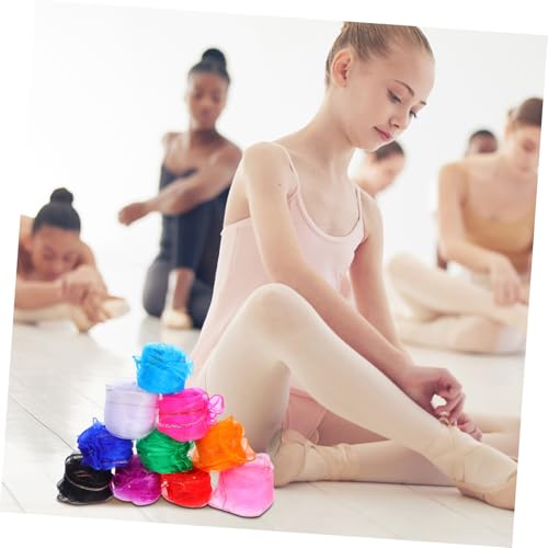 Bufandas de baile para bebés YARNOW pack de 10 pañuelos cuadrados para fiestas infantiles 2