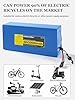 Lithium Hellas 48V 20Ah Ebike Battery, 48V Electric Bike Replacement Battery with 2A Fast Charger, XT60 Connector, 20A BMS (US Stock) #5