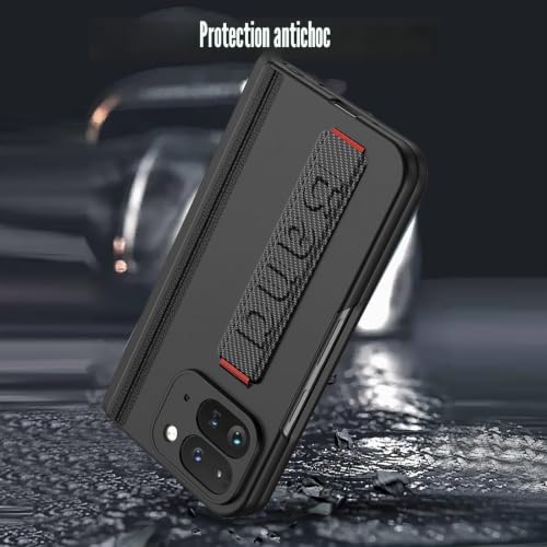 Coque pour Google Pixel 9 Pro Fold antichoc vert avec protège-écran PC