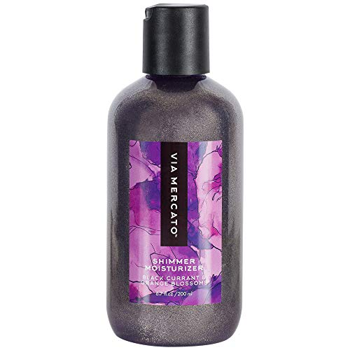 Via Mercato Bella Collection, Hydrates & Invigorates, Shimmer Moisturizer, 200 ML, No. 3 - Black Currant & Orange Blossoms