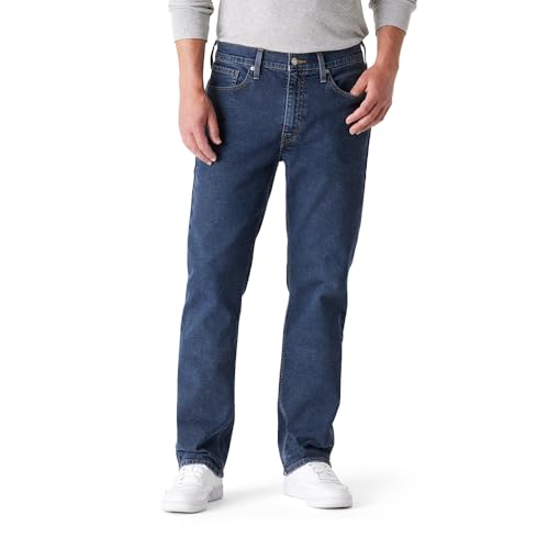 Levi Strauss Signature Mens Regular Straight Fit Jeans, (New) Indigo Moonrise, 29Wx29L
