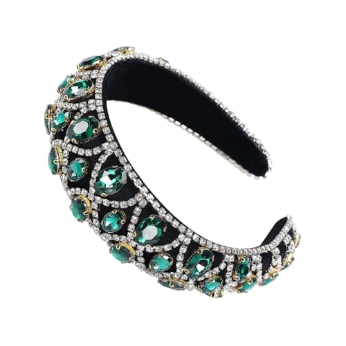 Bandeau cristaux Healvian un serre-tête baroque d'exception et de haute qualité