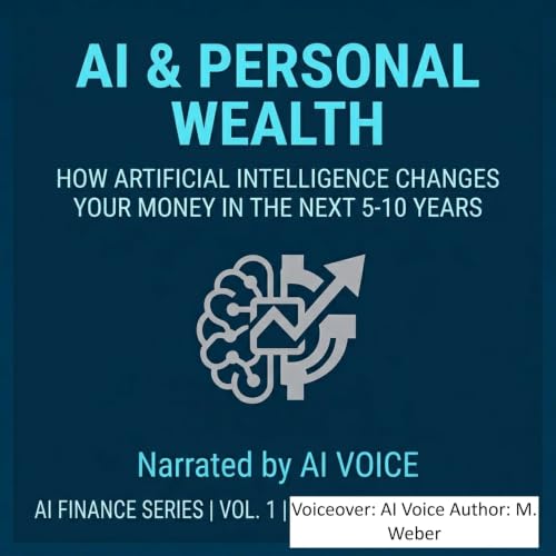 Diseño de la portada del título AI & Personal Wealth &ndash; How Artificial Intelligence Will Change Your Money and Your 