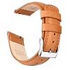 Ritche Christmas Gift Quick Release Leather Watch Bands Genuine Watch Straps for Men Women Top Grain Leather Watch Strap, White Elephant Gifts, Stocking Stuffers for Men, Father’s Day gifts