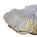 Generic 100x Price Tags with String Attached Clothing Display Tags for Wedding Rings