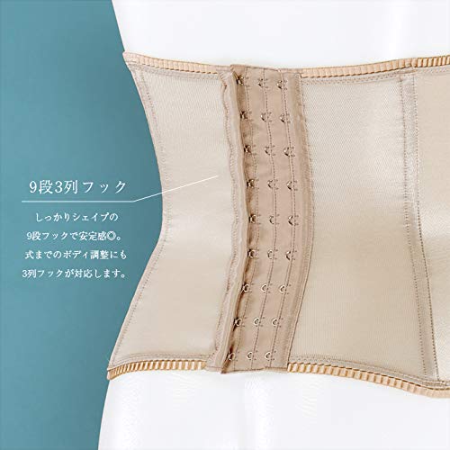 ハグブライダル（huggebridal）『スマートリュクスブライダルインナー3点セットビスチェ&ウエストニッパー&ガードル』