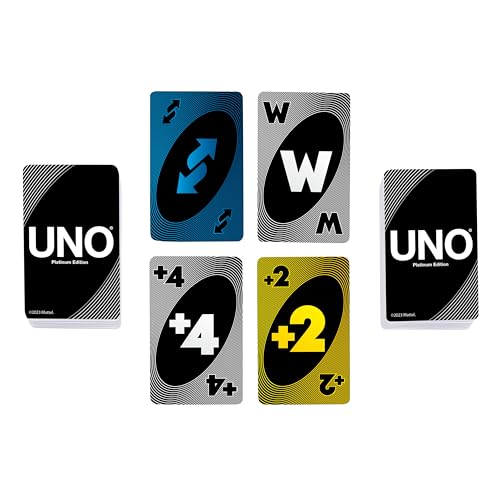 Mattel Games UNO Dare Adult Card Game 18+ 2-10 Players silver-plated - Image 5