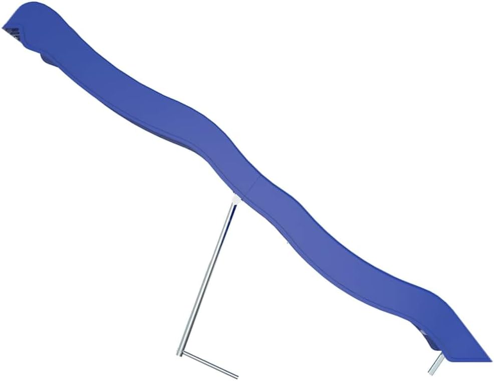 YAFF Play Slide Blue Polypropylene (PP) 82.7 in Long Durable,Toys & Games,Outdoor Play Equipment,Swing Sets & Playsets,826599