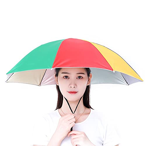 Radha Krishna Enterprises Umbrella Hat Umbrella for kids Adults Hands Free Hat Umbrella for