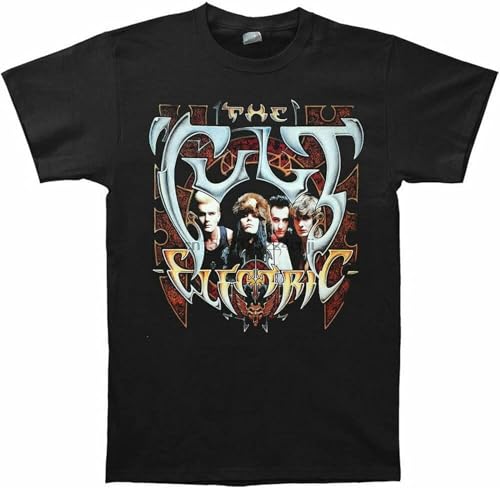 The Cult Electric 1987 Album Tour - Camiseta para hombre, informal, de algodón, unisex, color negro, Negro, M