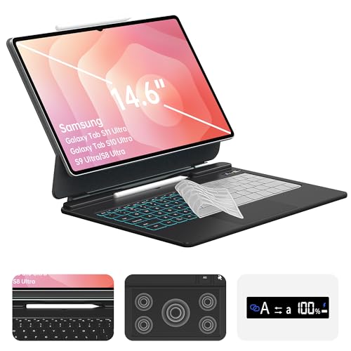 Otuoor Keyboard Case for Galaxy Tab S11/S10/S9/S8 Ultra...