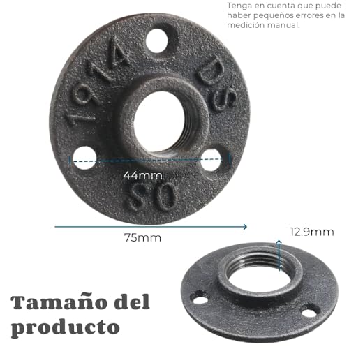Brida de piso galvanizada 12 Imagen adicional