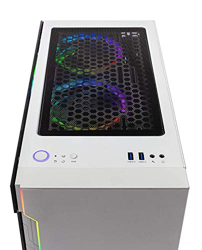 Skytech Archangel Gaming Computer PC Desktop – Ryzen 5 3600 3.6GHz, GTX 1660 Super 6G, 500GB SSD, 16GB DDR4 3000MHz, RGB Fans, Windows 10 Home 64-bit, 802.11AC Wi-Fi