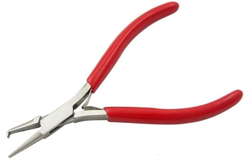 Professional Split Ring Pliers for Jewellery Making, Beading and Crafts, PVC Handle, Stainless Steel, 14cm