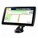 7-inch HD Touchscreen GPS Navigator for Car, Truck & RV - 2025 Maps, Free Lifetime Updates, Voice Guidance, Custom Routing