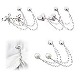 COYUN 6 Pcs Spille Magnetiche per Vestiti con Catena, Clip Magnetiche Multifunzione Spilla...