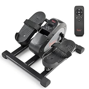 Sunny health fitness smart motorized mini elliptical trainer wremote control indoor under desk pedal exerciser for seniors mobility cardio workout free sunnyfit app bluetooth linksf e324028  urban country home decor